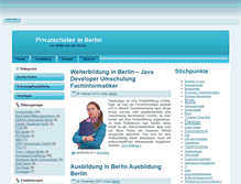 Tablet Screenshot of privatschulen-berlin.eu